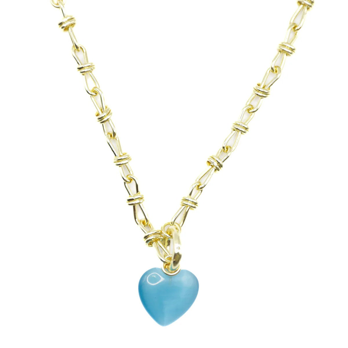 Teal Heart Necklace Set | Allie + Bess