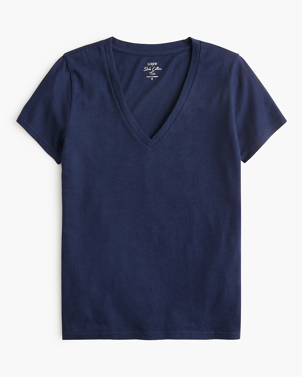 Short-sleeve vintage cotton V-neck tee | J.Crew Factory