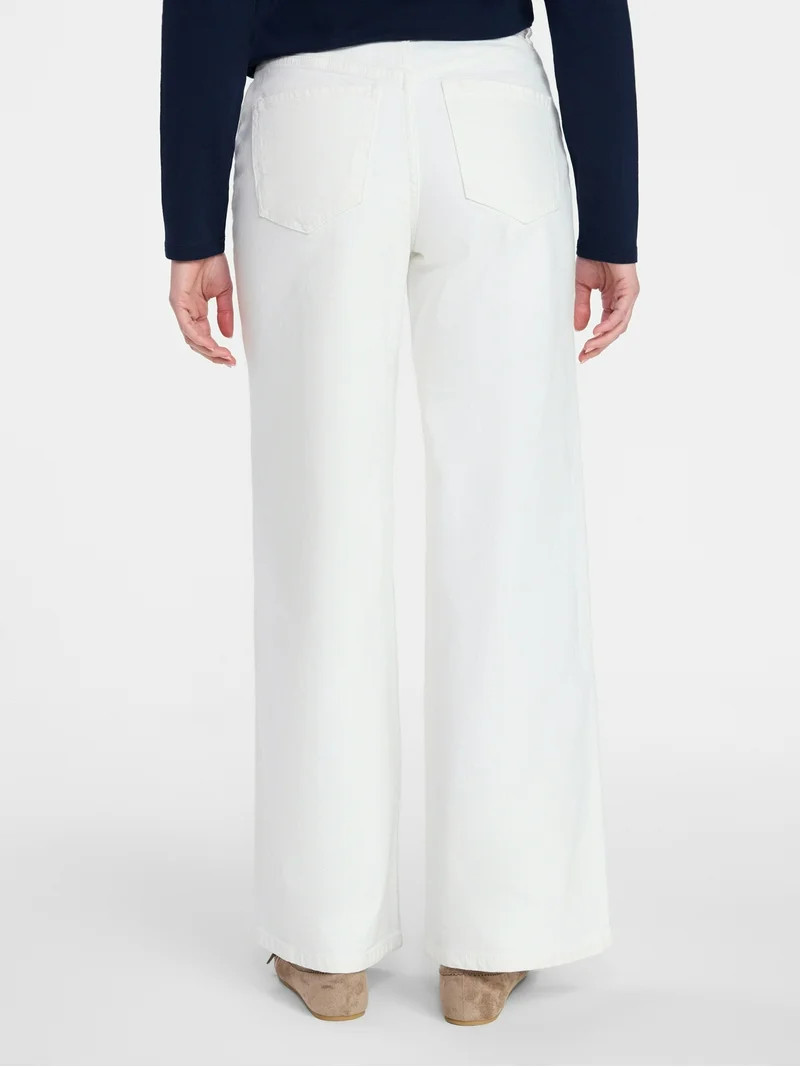 Time and Tru Women's Wide Leg Jeans, 31" Inseam, Sizes 0-22, 0L-22L | Walmart (US)