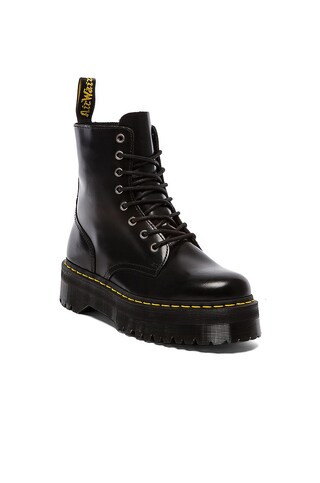 Dr. Martens Jadon 8-Eye Boot in Black from Revolve.com | Revolve Clothing (Global)
