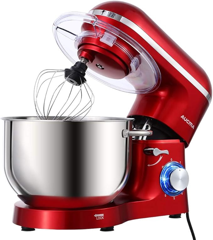 Aucma Stand Mixer,6.5-QT 660W 6-Speed Tilt-Head Food Mixer, Kitchen Electric Mixer with Dough Hoo... | Amazon (US)