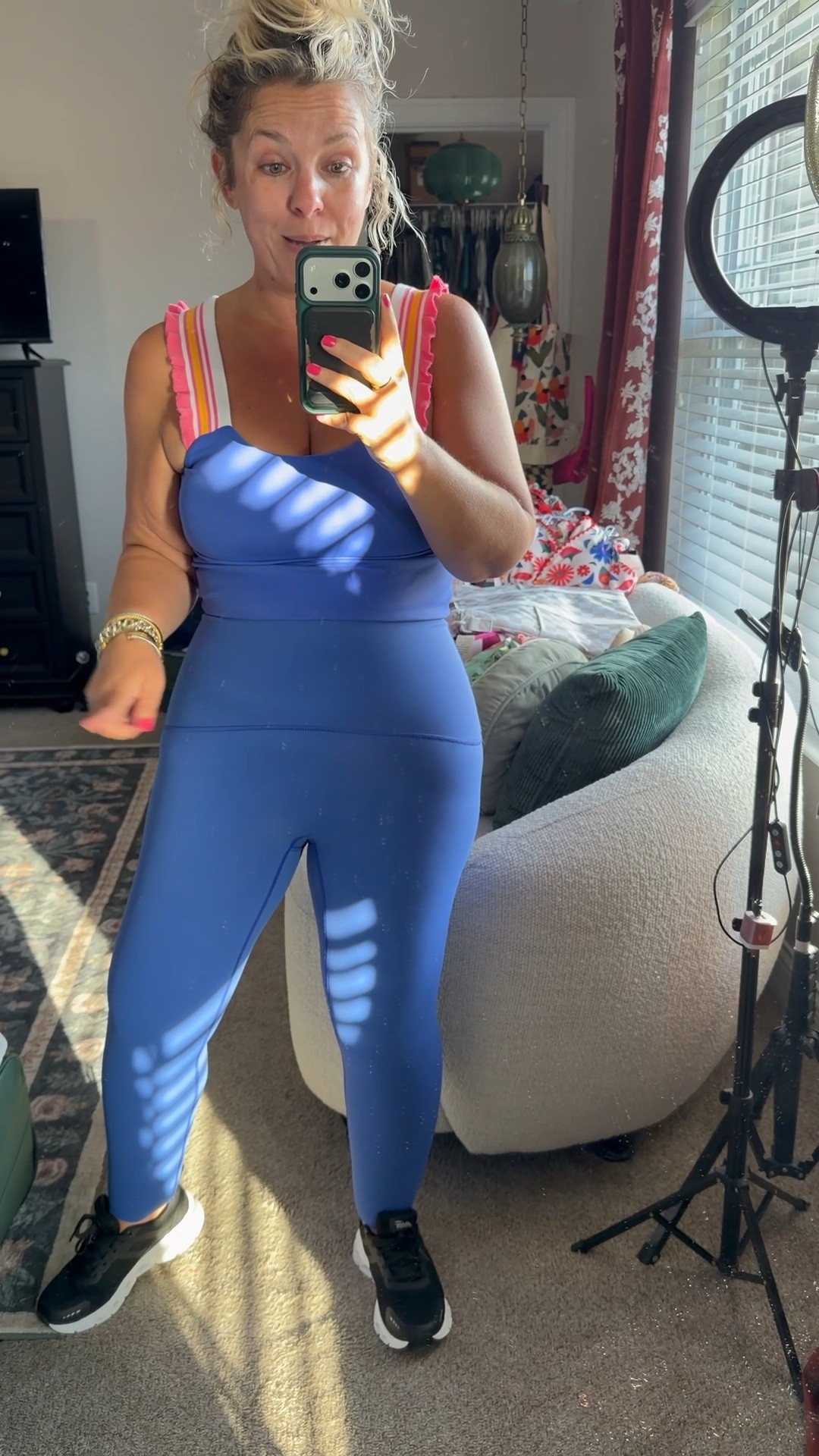 THE BEST LEGGINGS @Spanx are on sale and an EXTRA 30% off!!! Wearing my true size large but if you want less compression, size up. I get the 7/8 length bc I’m 5’2” & that is full length on me. I linked my exact color but lots of other colors are on sale too! AND these are my Hoka feel for less tennis shoes that are like $30!!

#LTKActive #LTKPetite #LTKMidsize
