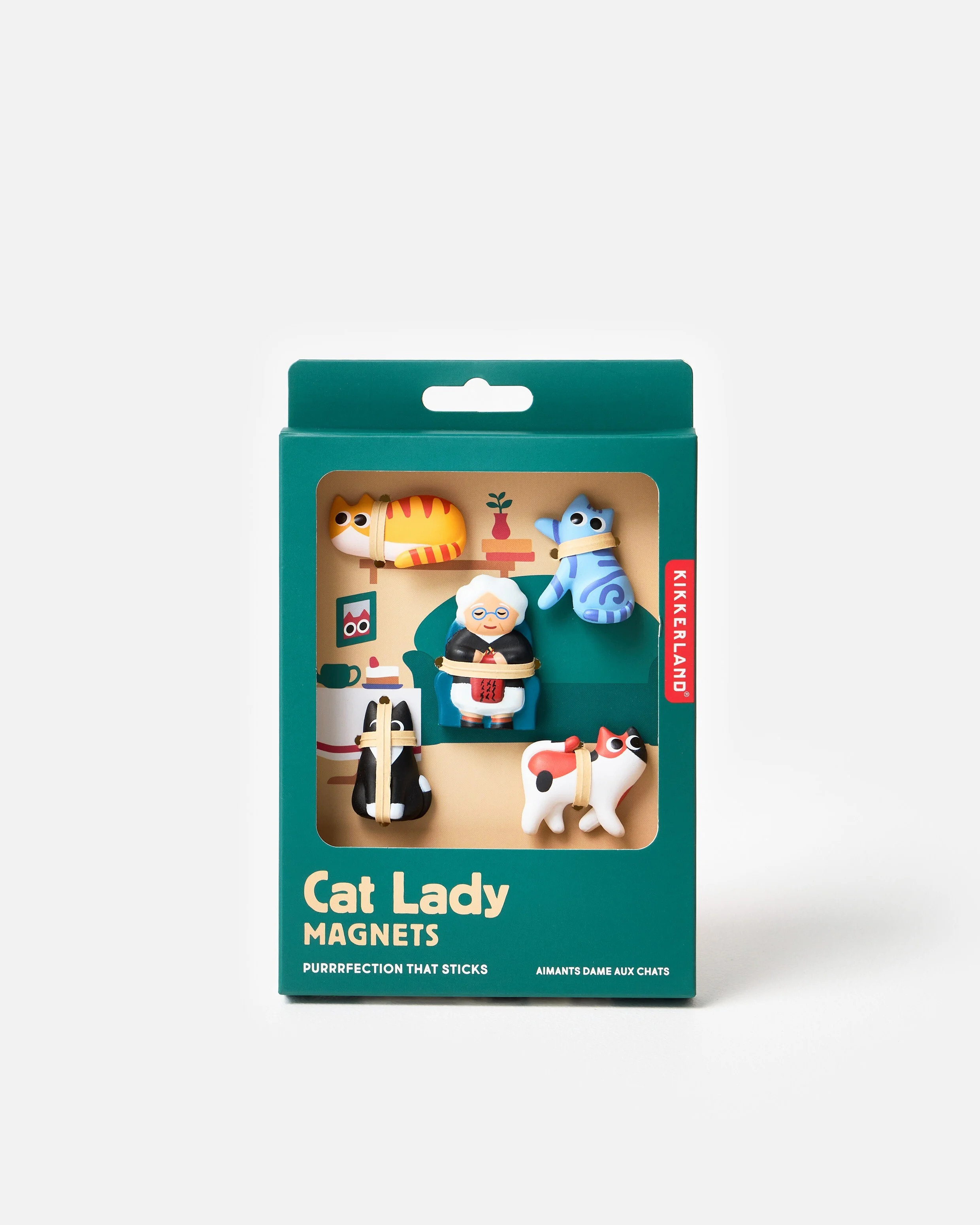 Kikkerland Cat Lady Magnets | Oliver Bonas IE | Oliver Bonas (Global)