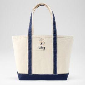 Embroidered Canvas Dog Tote | Mark and Graham