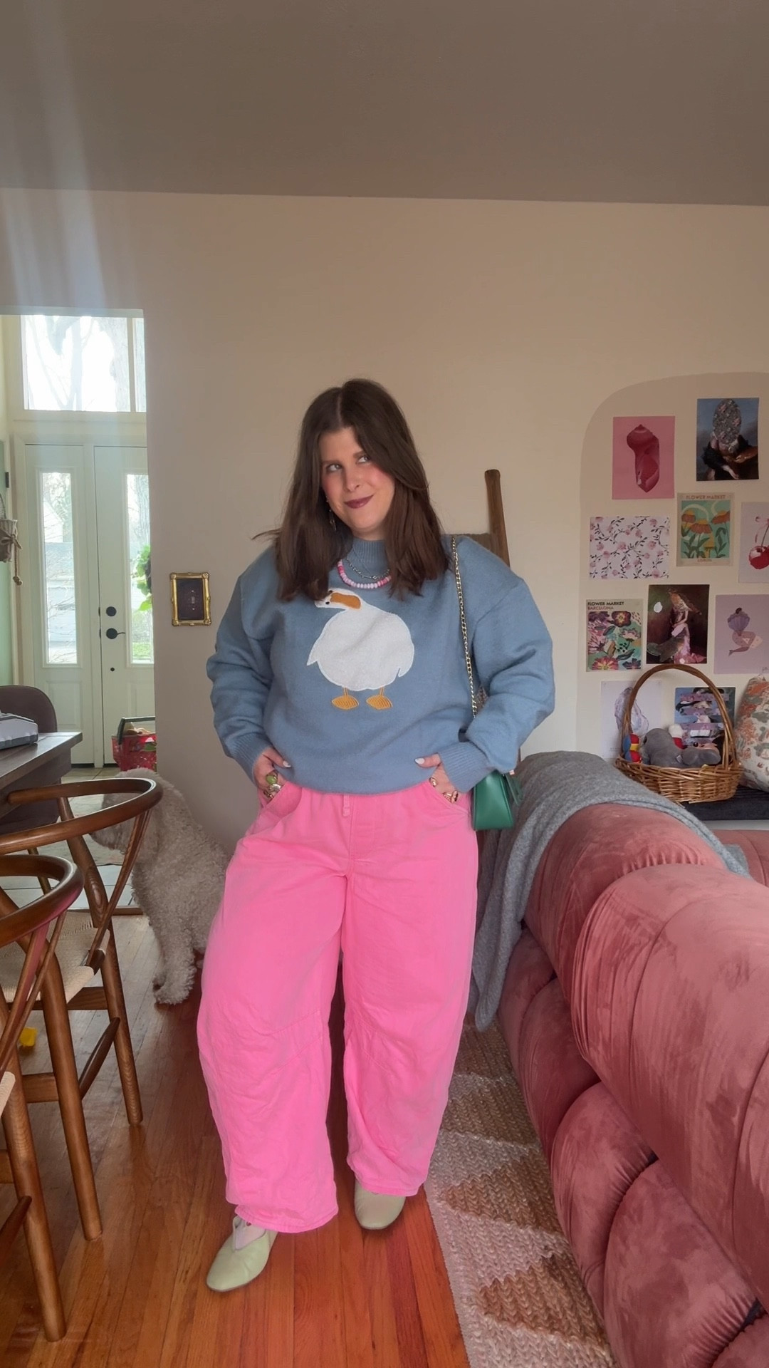 Colorful outfits are my favorite! Barrel jeans and goose sweater 

#LTKPetite #LTKgrwm #LTKootd