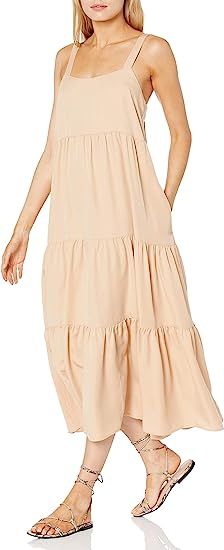 The Drop Women's Brit Tiered Ankle Maxi Tent Dress | Amazon (US)
