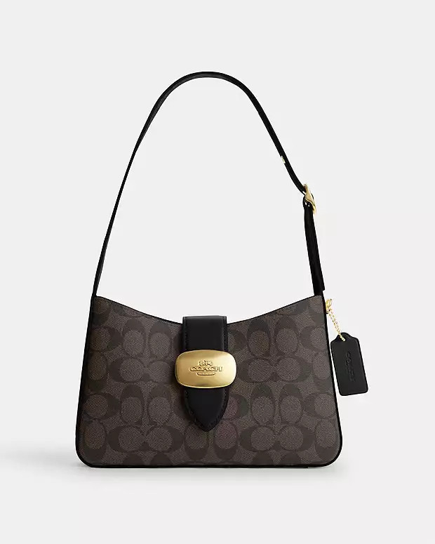 Eliza Shoulder Bag In Signature Canvas | Coach Outlet US