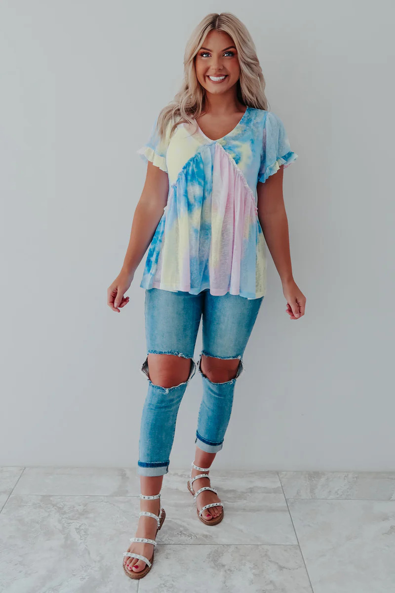 Cotton Candy Dreams Top: Multi | Shophopes