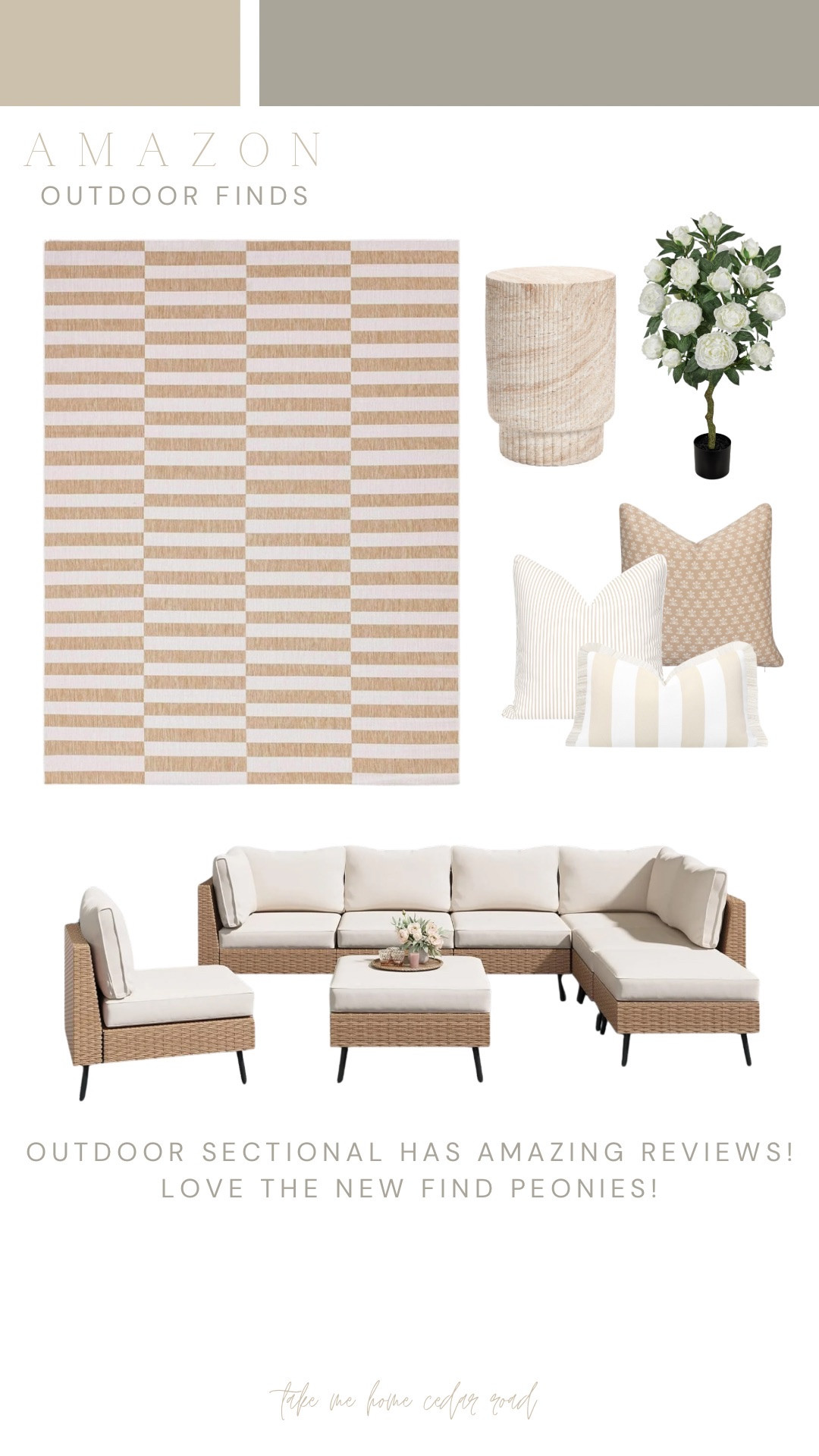 Amazon outdoor finds I am loving!

Outdoor furniture, patio furniture, outdoor rug, outdoor decor, outdoor throw pillow, outdoor sectional 