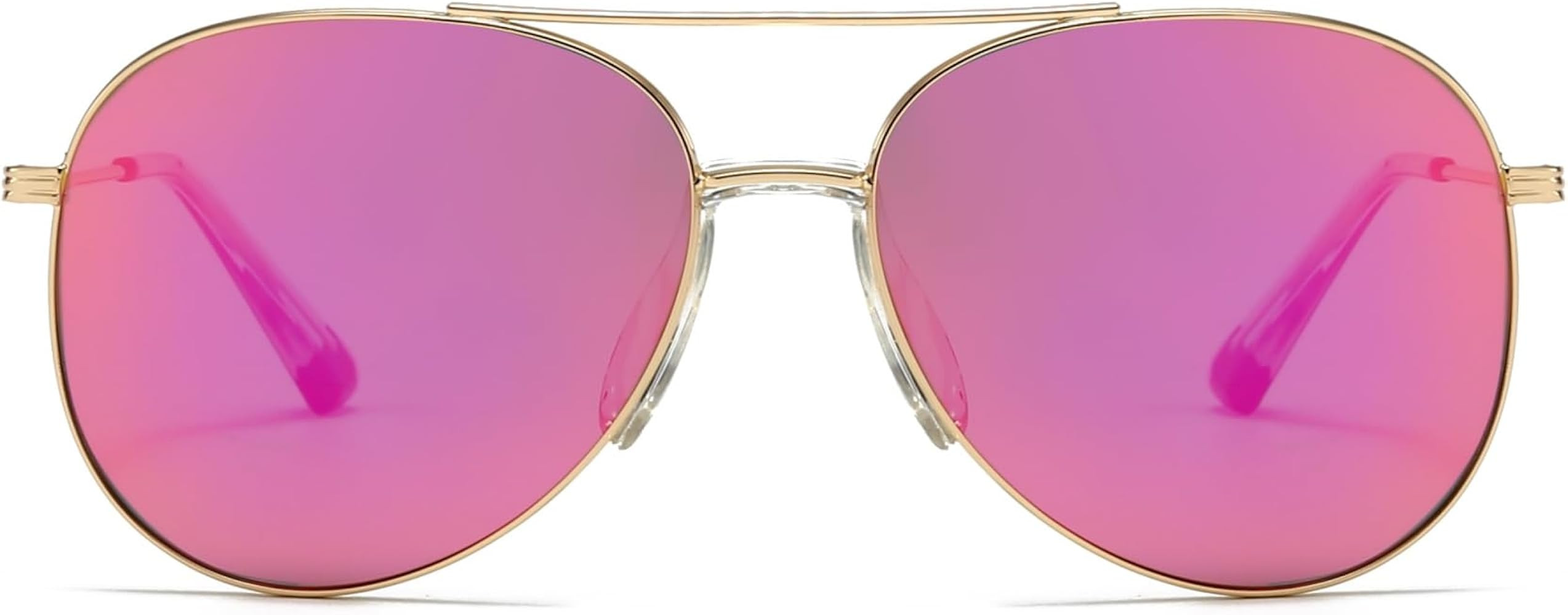 Tangle Free Classic Womens Sunglasses Polarized Aviator Sunglasses for Women with UV Protection 2... | Amazon (US)