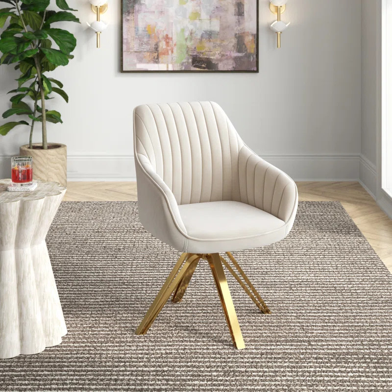 Brilliana Velvet Swivel Accent Chair | Wayfair North America