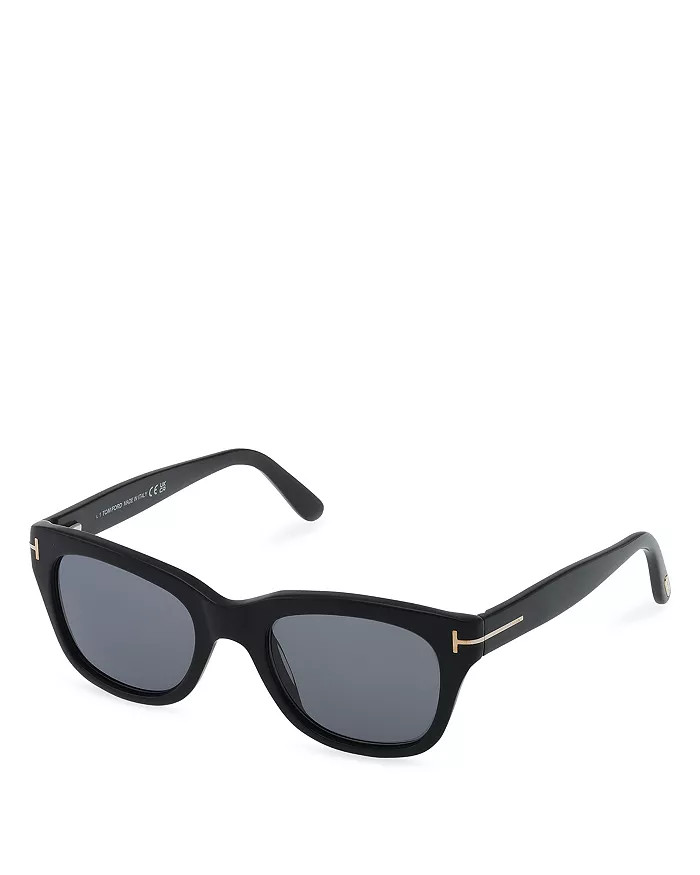 Black Geometric Sunglasses, 52mm | Bloomingdale's (US)