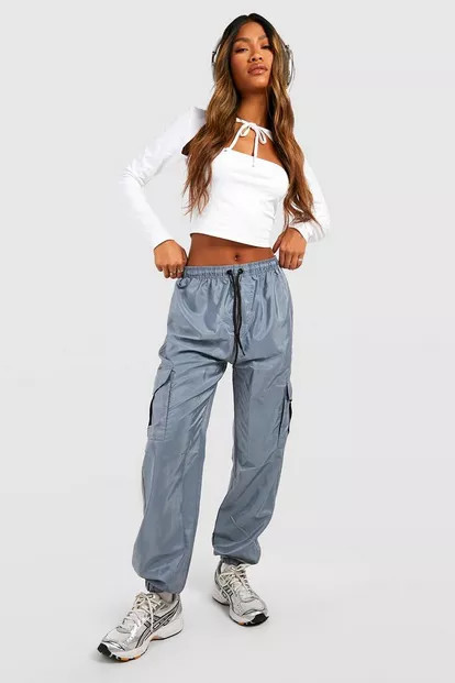 Shell Cargo Joggers | Boohoo.com (US & CA)