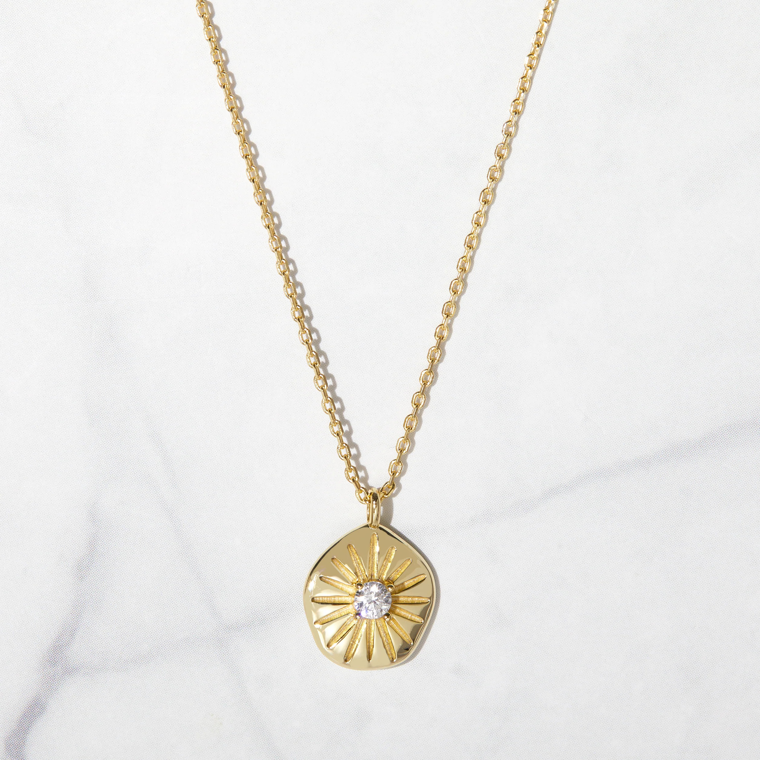 Sunburst Medallion Necklace | Sami Jewels