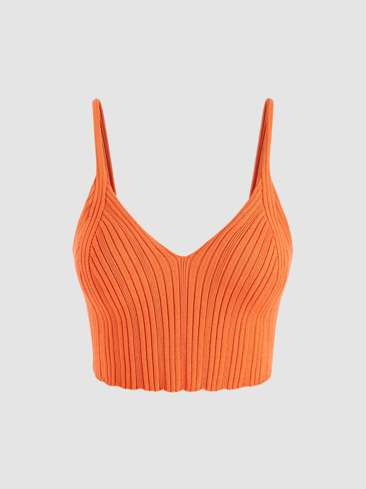 Solid Rib Knit Tank Top | Cider