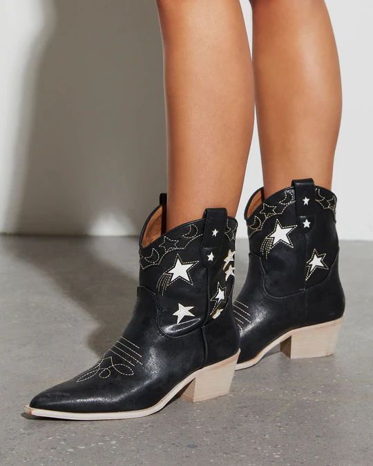 Shooting Star Western Booties | VICI Collection