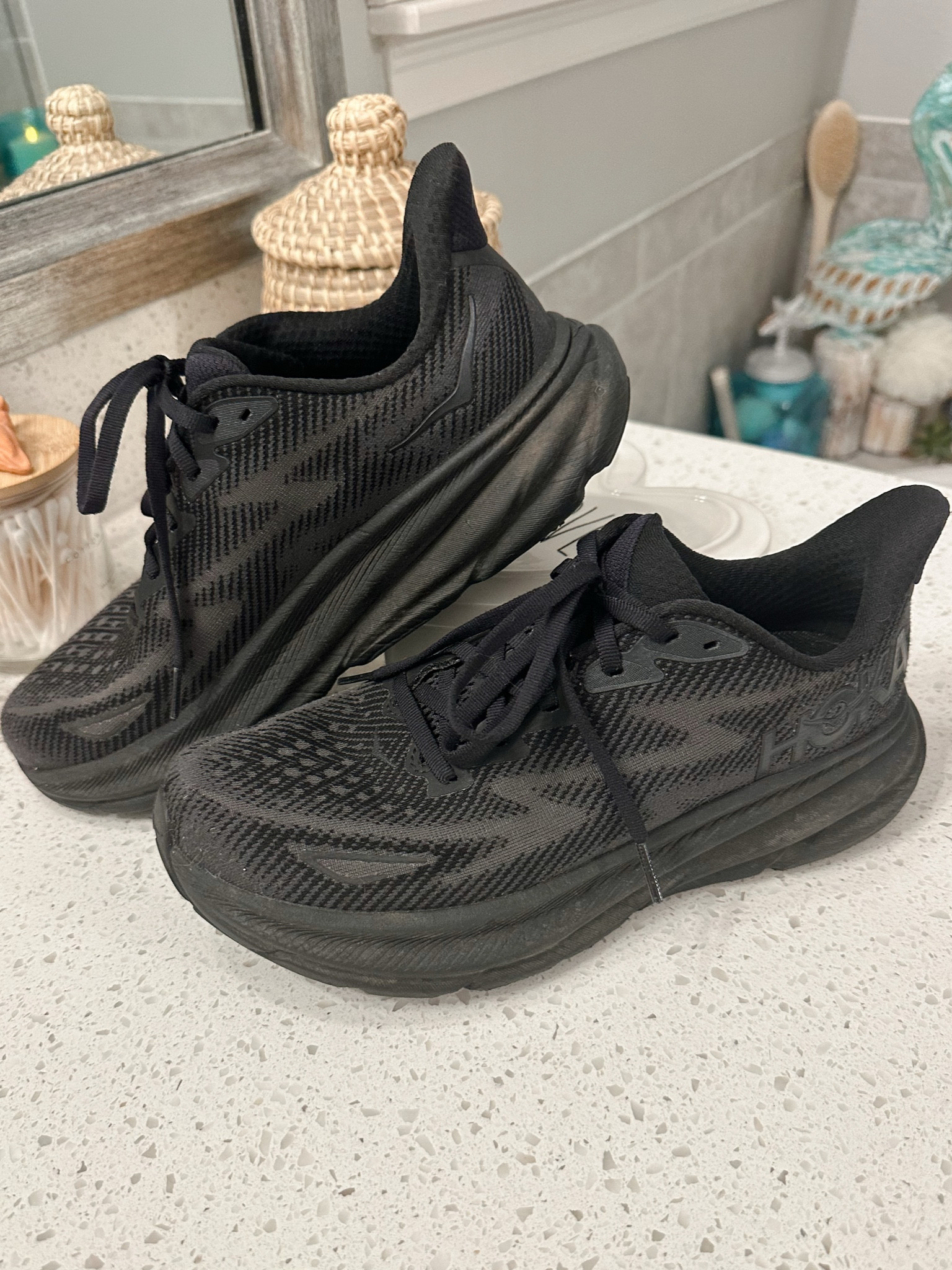 Comfiest sneakers love them have two pairs and they are my go to when I am on my feet or walking slot #hoka #runningshoes #comfysneaker #sneaker 

#LTKStyleTip #LTKOver40 #LTKShoeCrush