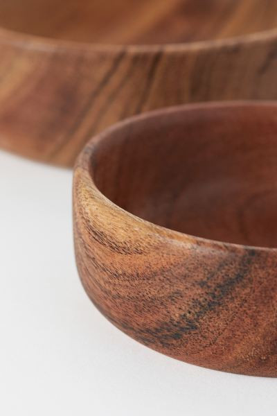 3-pack wooden bowls | H&M (UK, MY, IN, SG, PH, TW, HK)