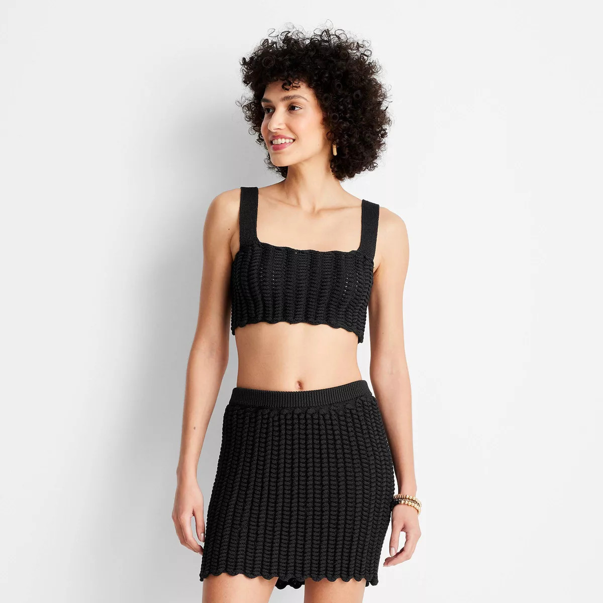 Women's Braided Sweater Tank Top - Future Collective™ with Jenee Naylor Dark Brown | Target