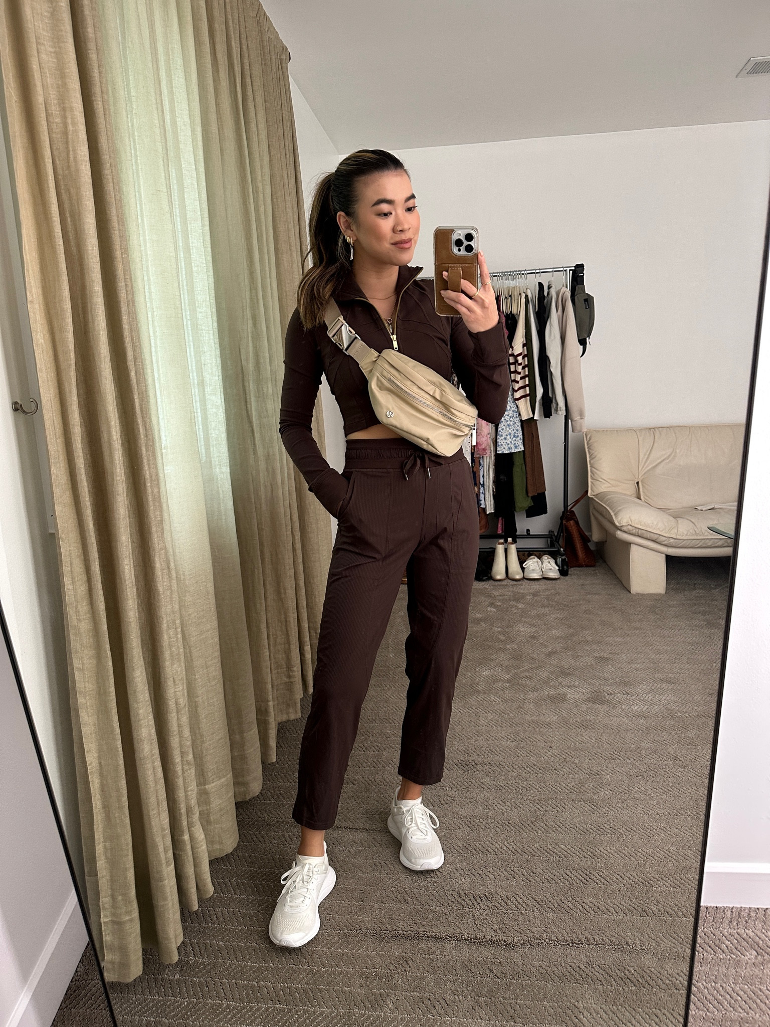 Wearing size 4 in the color espresso 

vacation outfits, travel outfit, fall outfit, Nashville outfit, travel outfit, errands outfit, athleisure, everyday outfit, on the go outfit 

#LTKSeasonal #LTKtravel #LTKfitness