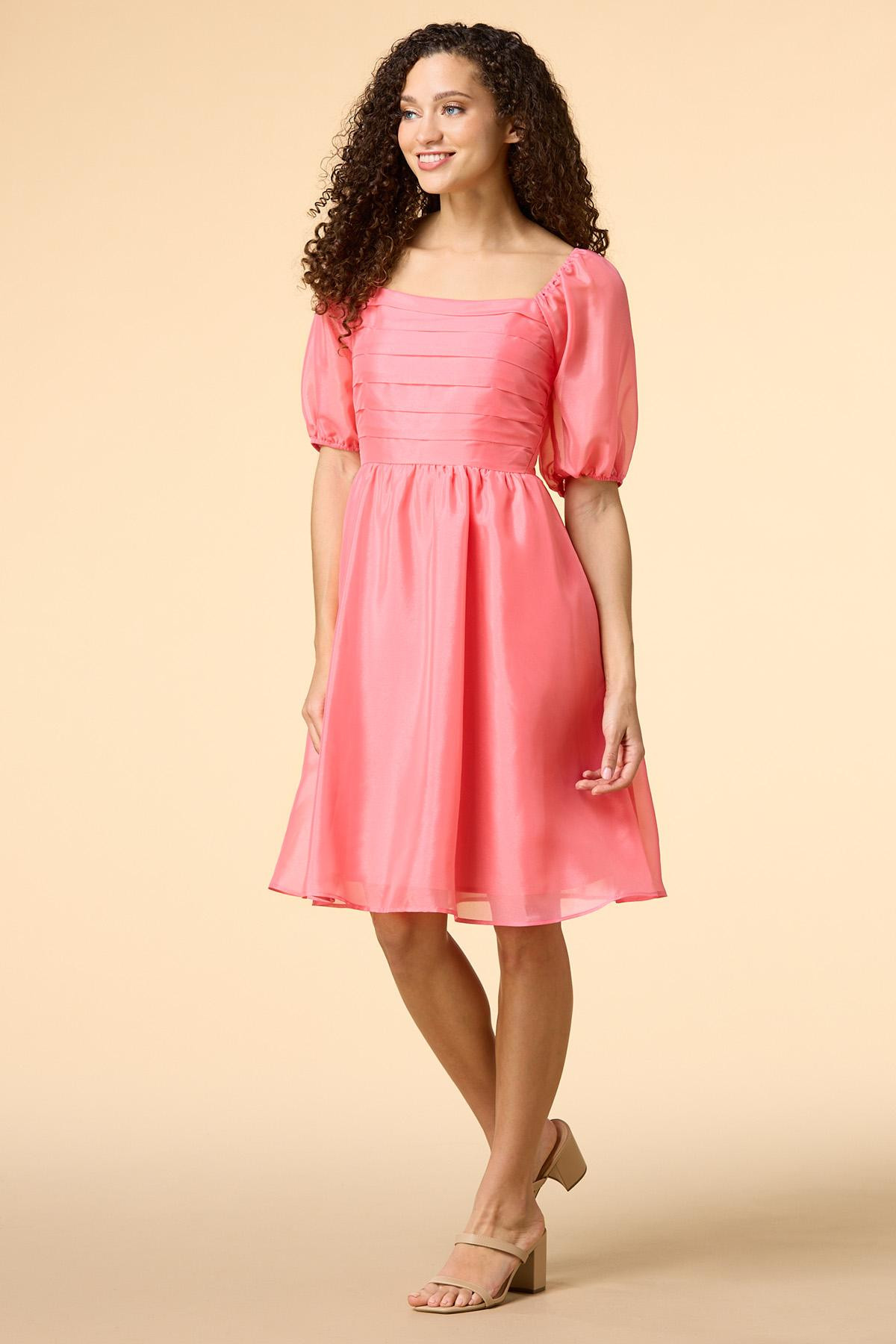 pink grapefruit dress | Versona