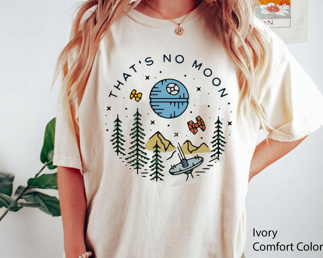 Vintage Death Star That's No Moon Comfort Colors T-shirt, Star Wars Shirt, Hollywood Studios, Dis... | Etsy (US)