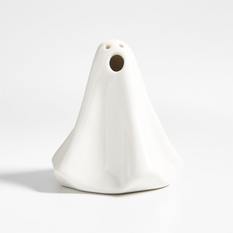 Large LED Halloween Ceramic Ghost Light + Reviews | Crate & Barrel | Crate & Barrel