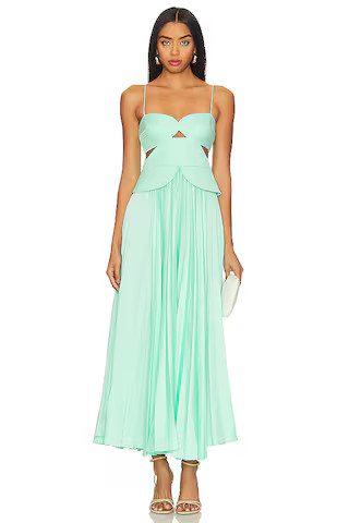 Acler Atholton Midi Dress in Arctic Mint from Revolve.com | Revolve Clothing (Global)