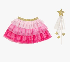 Sweet Wink Pink Ombre Tutu &amp; Star Wand Kids Costume | Pottery Barn Kids