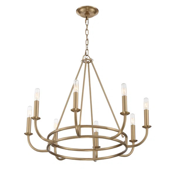 Akir 8 Light Metal Dimmable Chandelier | Wayfair North America