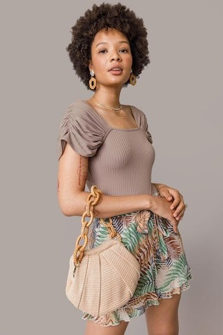 Mariah Pleated Chunky Strap Hobo - francesca's | Francesca's