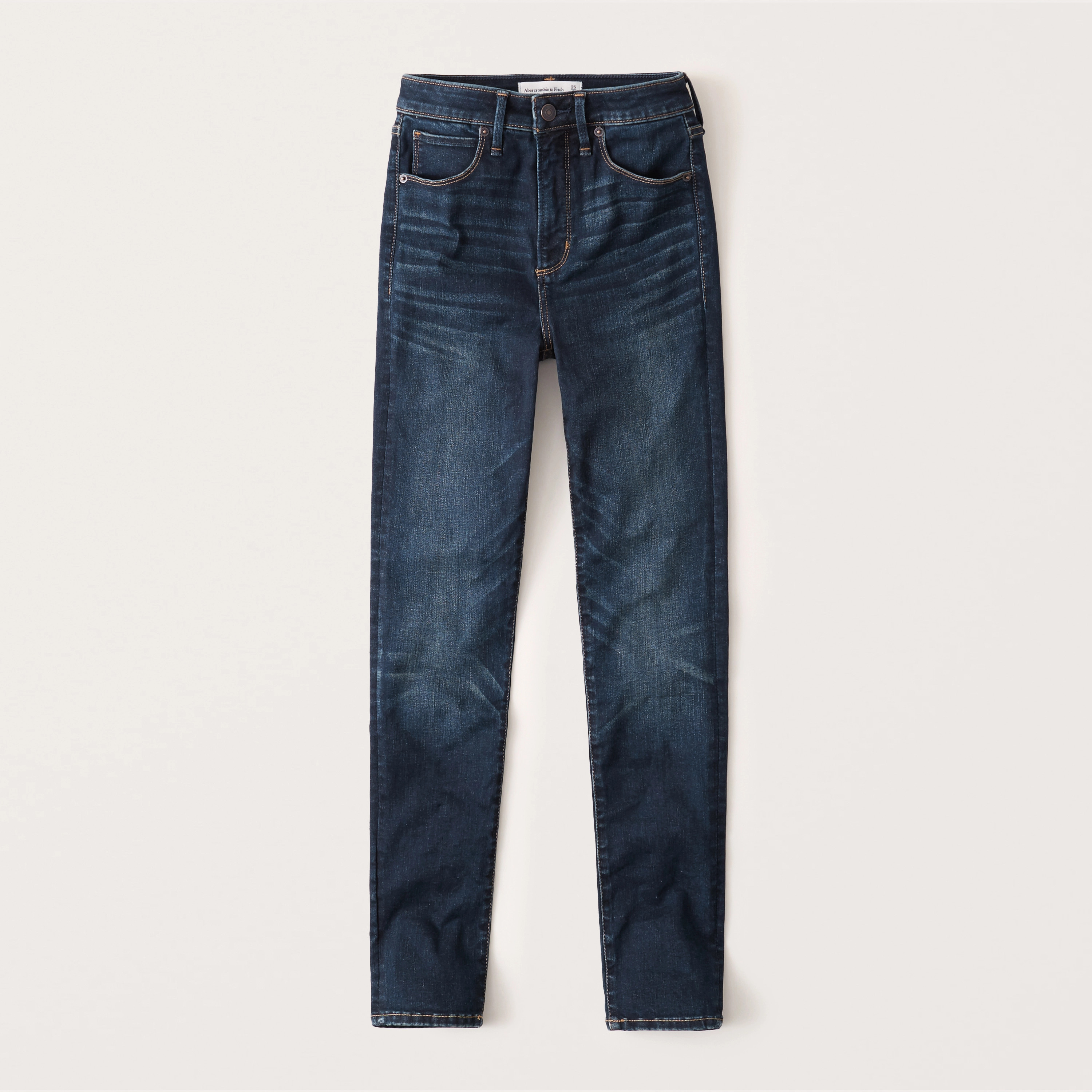 Curve Love High Rise Super Skinny Jeans | Abercrombie & Fitch (US)
