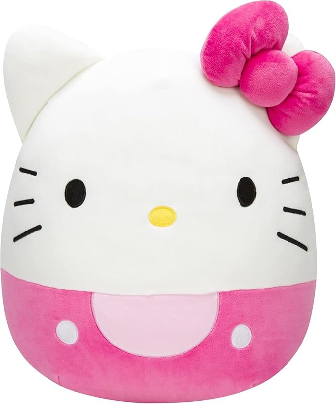 Squishmallows Hello Kitty Pink Bow & Shorts 14-Inch Plush - Sanrio Ultrasoft Stuffed Animal Large... | Amazon (US)