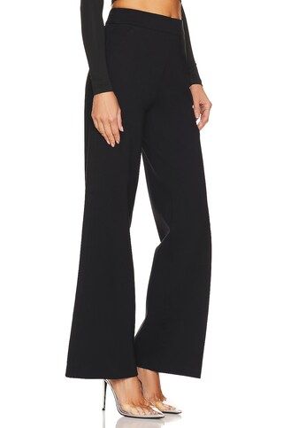 SPANX Perfect Pant Wide Leg in Classic Black from Revolve.com | Revolve Clothing (Global)