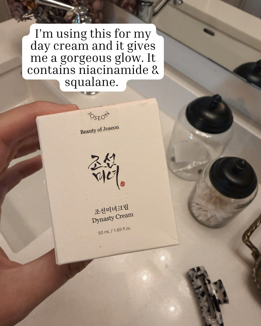 If you love Korean skincare, the Beauty of Joseon Dynasty Cream is one of those products that lives up to the hype. It has a rich, nourishing texture that leaves your skin looking hydrated, plump, and incredibly glowy without feeling heavy. I especially love using it at night when my skin needs extra moisture, but it also works beautifully under makeup for that dewy-skin look. Packed with ingredients like niacinamide and squalane, it helps support your skin barrier while keeping dryness at bay. If your skin has been feeling dull, dehydrated, or tight, this is such a good one to try. Linked here. 

 #LTKOver40 #LTKSaleAlert #LTKBeauty