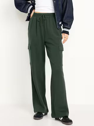 Extra High-Waisted SoComfy Cargo Sweatpants | Old Navy (US)