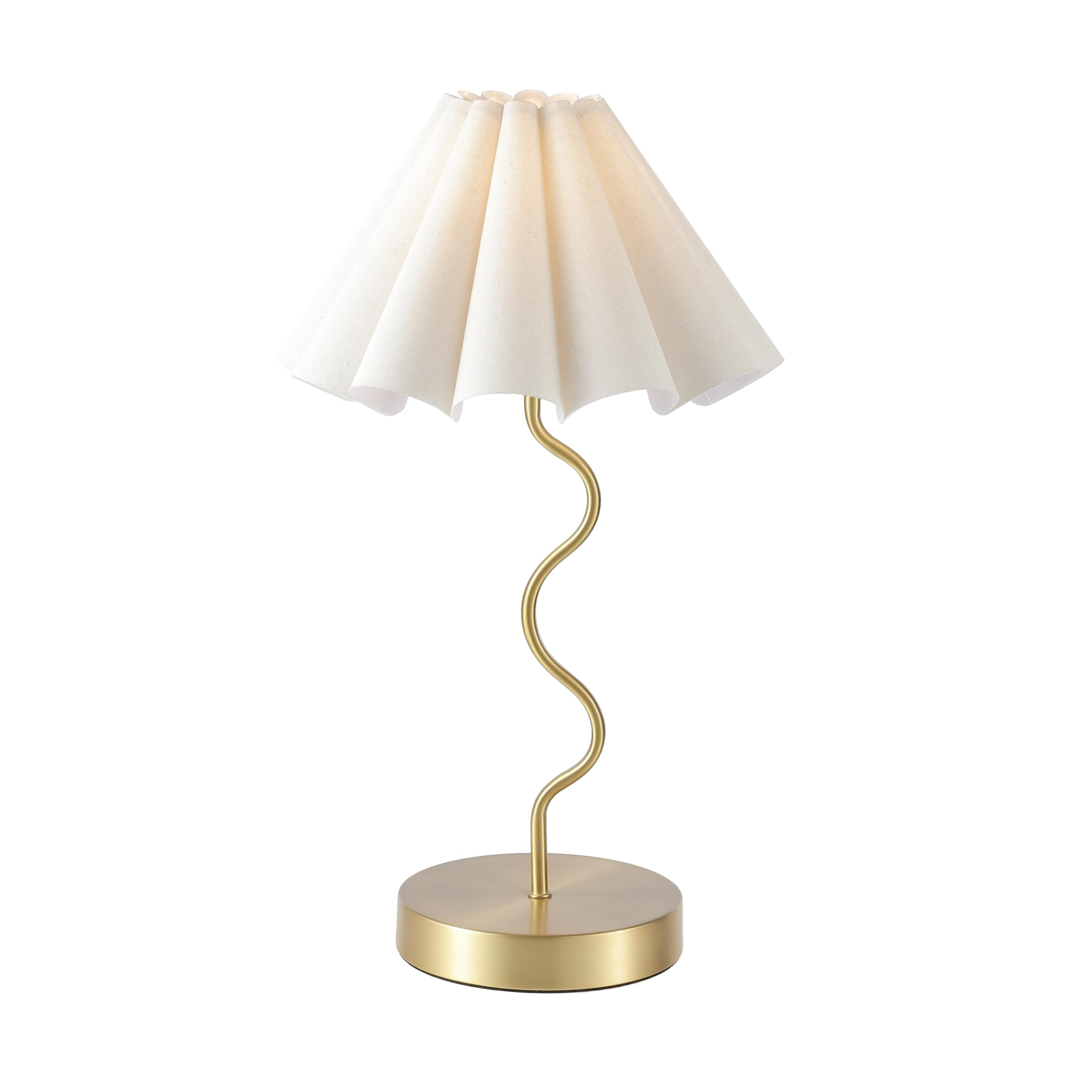 Pleated Table Lamp, Table Lamp for Bedroom, Bedside Lamps for Nightstand with Linen Lampshade, Mo... | Amazon (US)