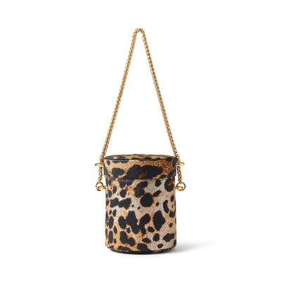 the sutton bag in metallic leopard | MAE New York