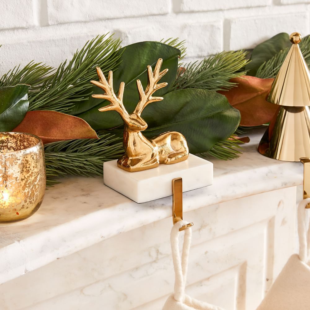 Reindeer Stocking Holder | West Elm (US)