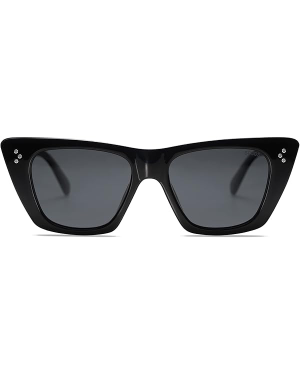 SOJOS Retro Trendy Cat Eye Polarized Sunglasses for Women Cute Stylish UV400 Sunnies SJ2199 | Amazon (US)