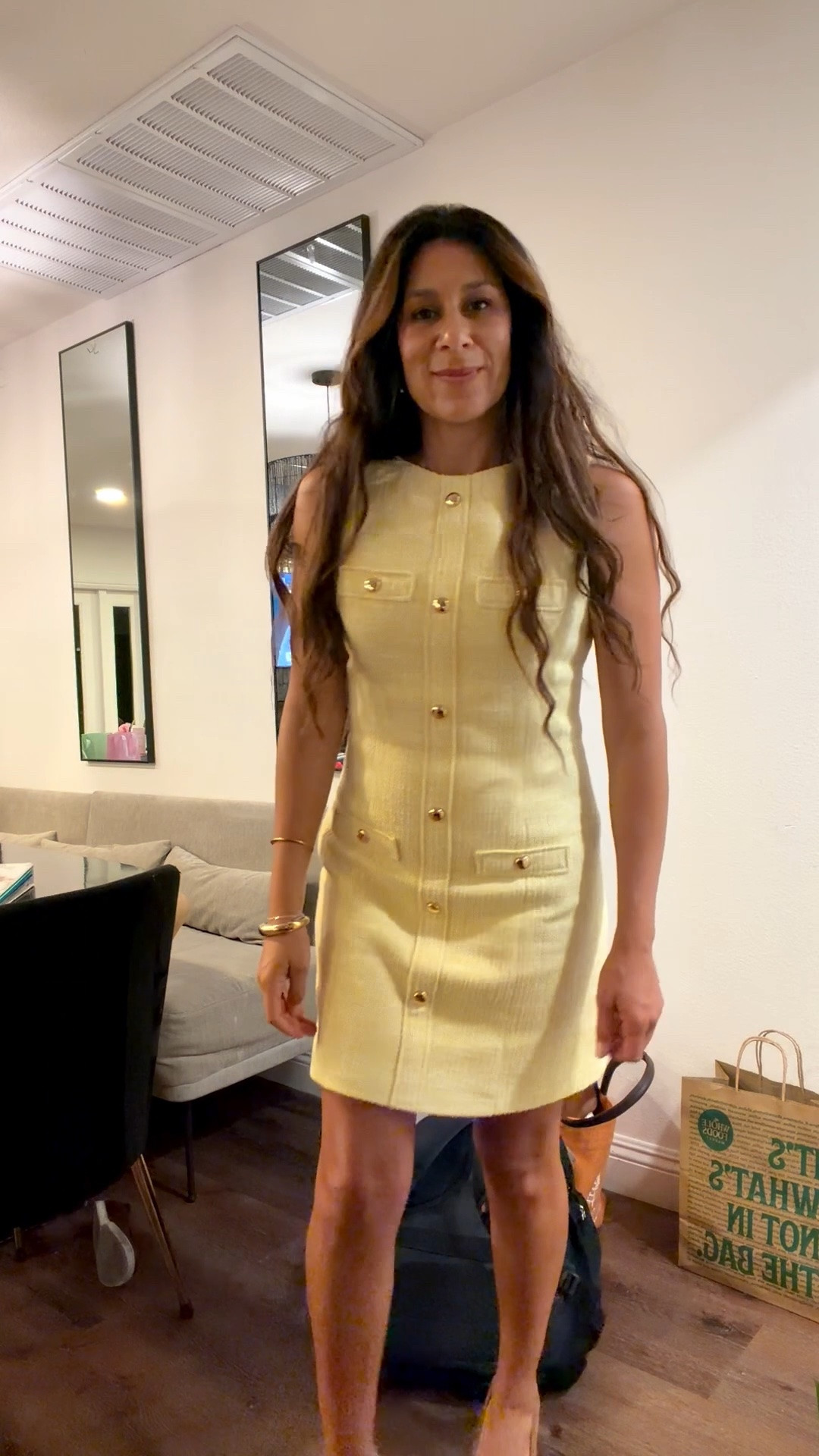 What I’m wearing to work! Interviews for a CEO. So I have my Board Room Mode on! Loving this tweed dress in yellow! 

Summer dress 
Work dress 
Work to dinner dress 
Professional Fashion

#LTKWorkwear #LTKOver40 #LTKootd
