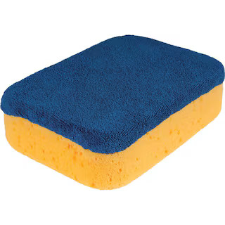 7 in. x 5.5 in. x 2 in. Microfiber Polishing Sponge for Grouting, Cleaning and Washing | The Home Depot