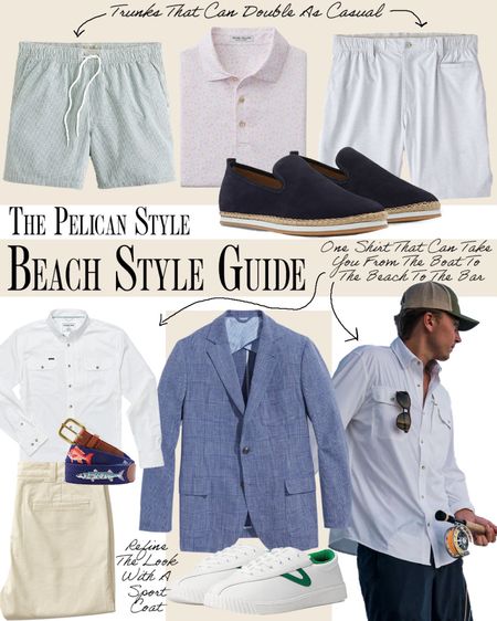 With Summer officially underway, lock in your look for that upcoming
Beach Trip! For this, I’m thinking about versatility - I like the idea of bringing a shirt like this white one that you can take from the beach to the boat and everywhere in between. In the same spirit, take a look at some of the shorts above that work casually as well as for swimming!

#LTKmens #LTKSeasonal