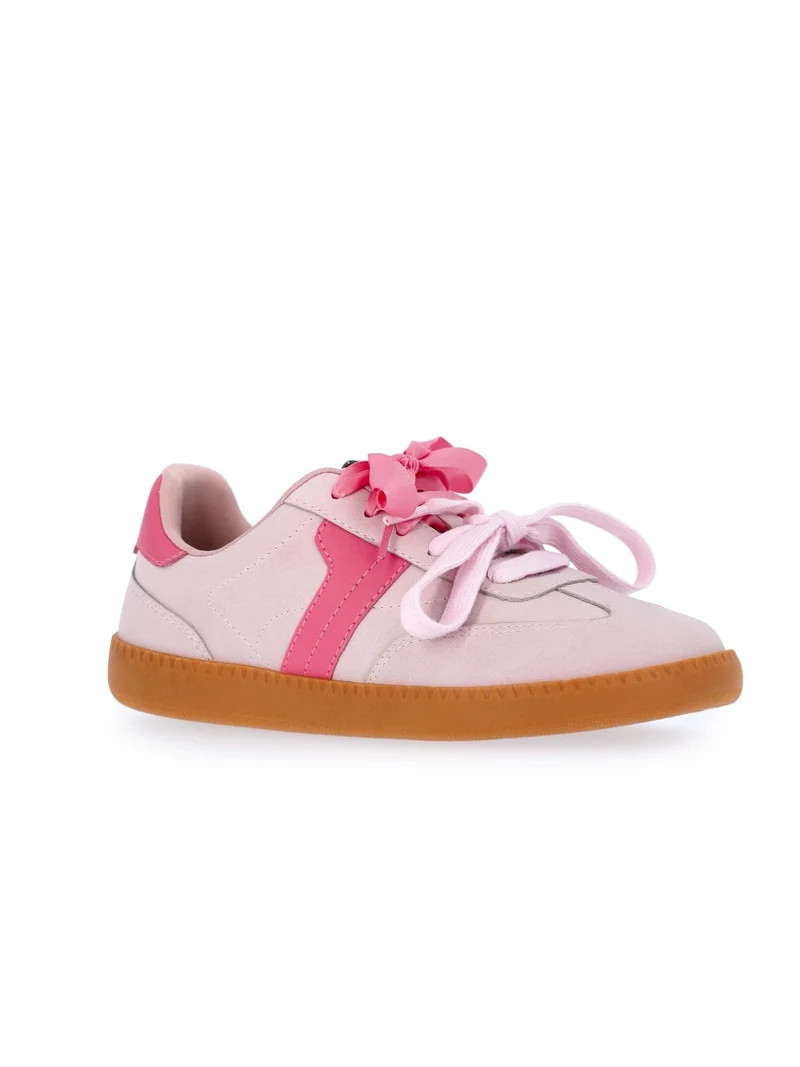 Wonder Nation Little and Big Girls Casual Soccer Sneakers | Walmart (US)