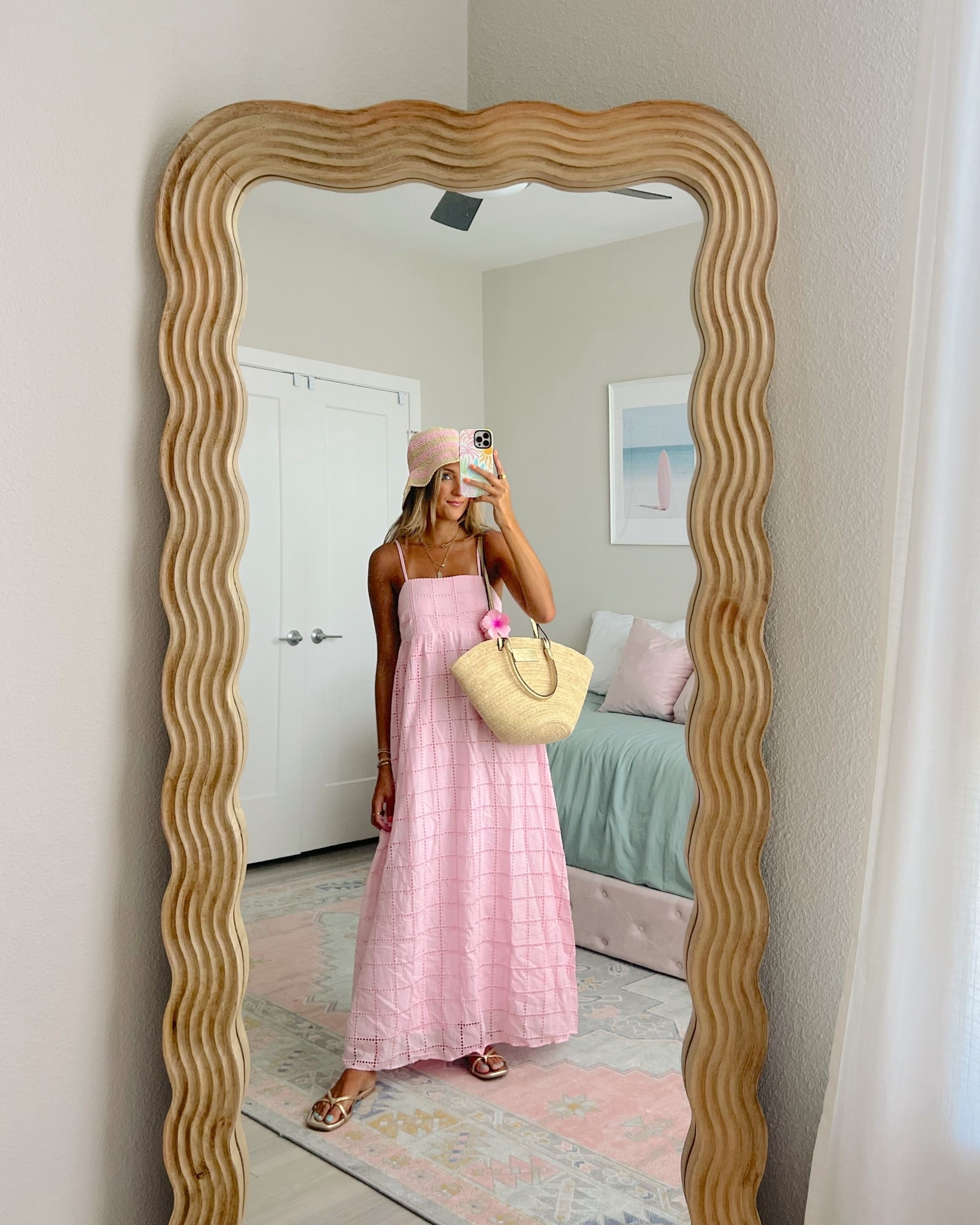 summer vacation outfit. pieces from petal and pup 💗+ this is perfect for vacation 