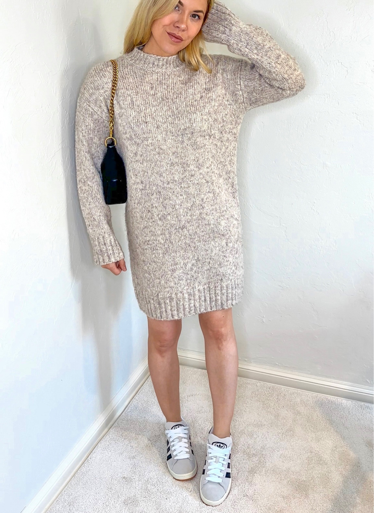 Sweater dress
Dress
Gucci bag

Fall outfit 
Fall outfits 
Fall outfit 
#ltkseasonal 
#ltku
#ltkstyletip

#LTKitbag #LTKfindsunder100 #LTKshoecrush