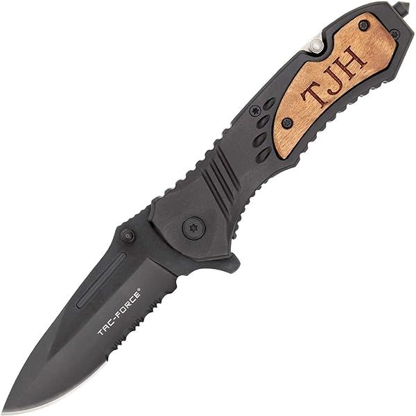 TAC-FORCE TF606WS Engraved Pocket Knife For Everyday Carry - Perfect Personalized Gift for Valentine | Amazon (US)