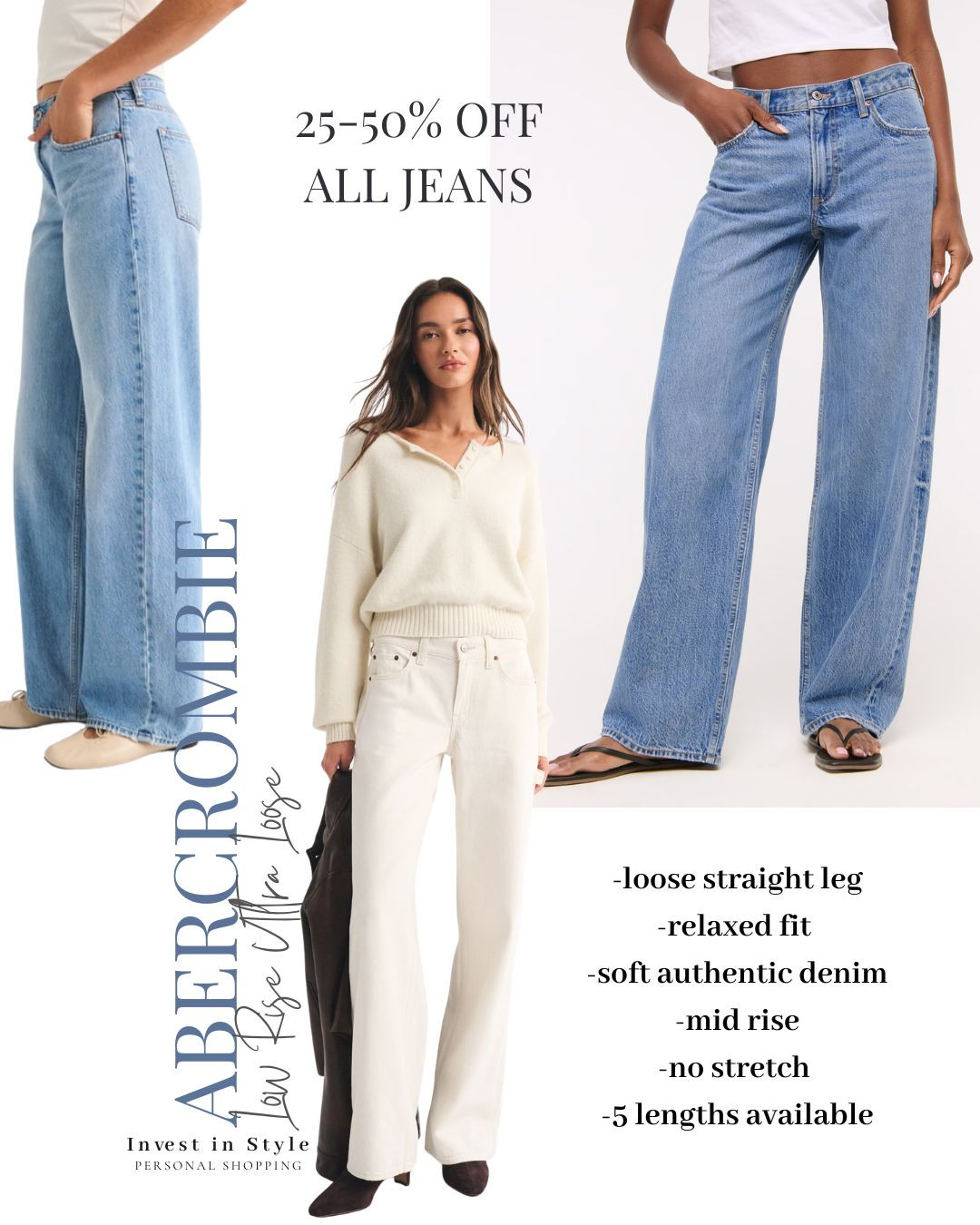 25-50% OFF ALL JEANS

#LTKautumn #LTKjeans #LTKsale