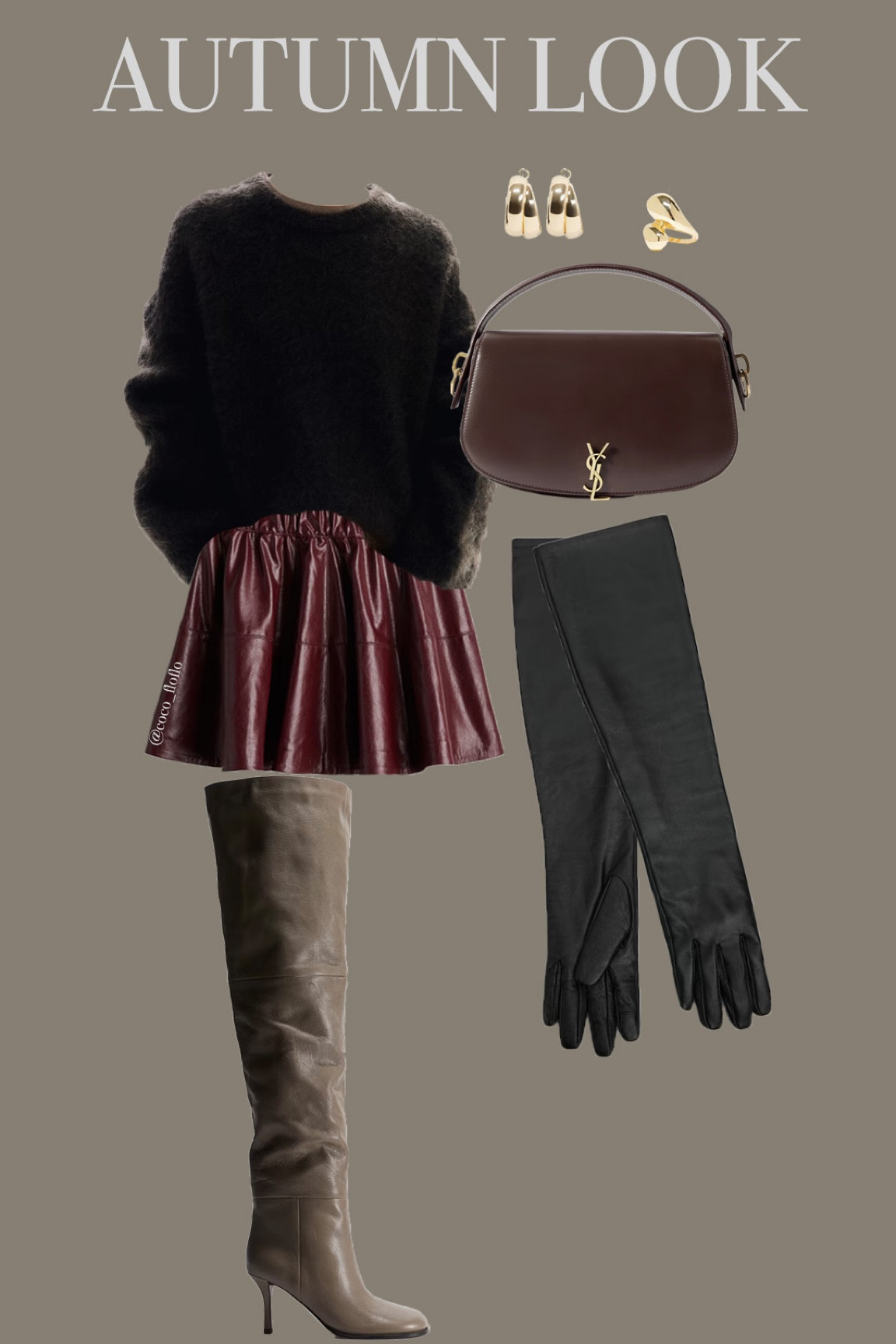 Burgundy is the seasons colour, here’s one way to style it. I’ve also added a coat for when it gets chilly #burgundy #autumnlook 