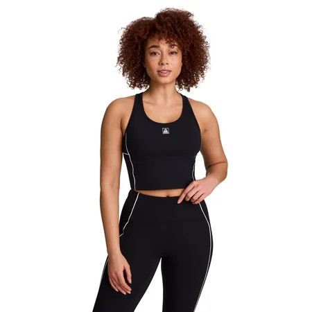 Reebok Women s Team Player Cropped Bra Tank with Removable Cups | Walmart (US)